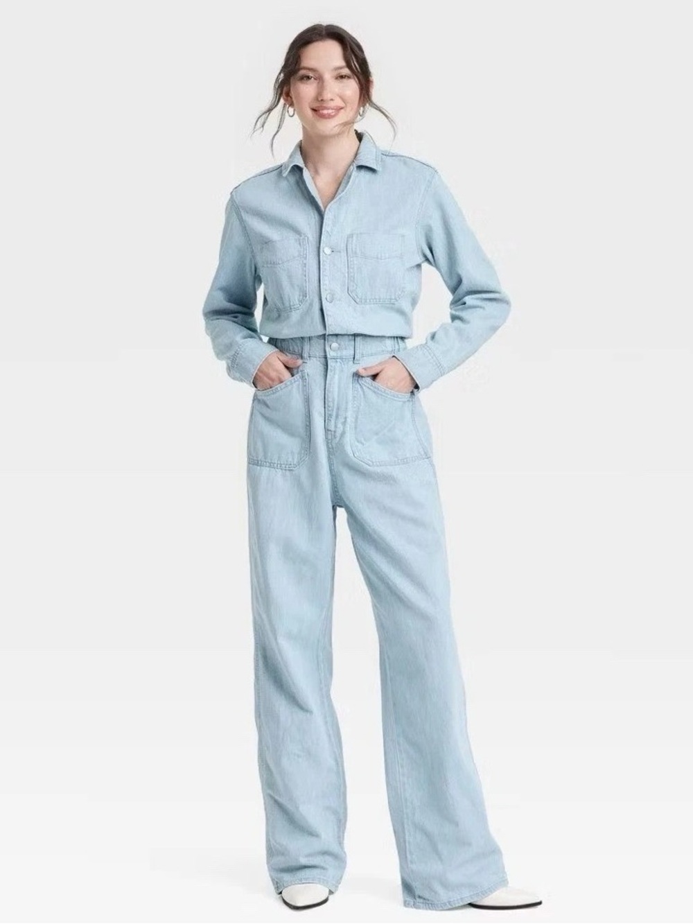 Universal Thread Denim Baggy Jumpsuit